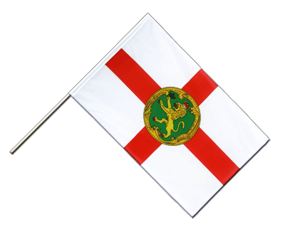 Alderney - Stockflagge ECO 60 x 90 cm
