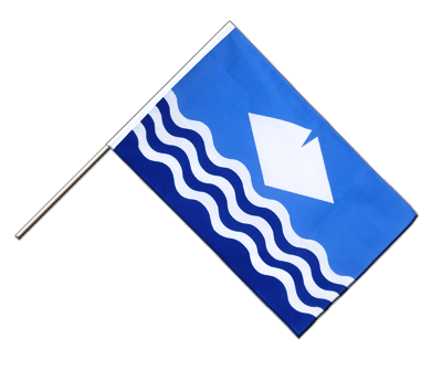 Isle of Wight - Stockflagge ECO 60 x 90 cm