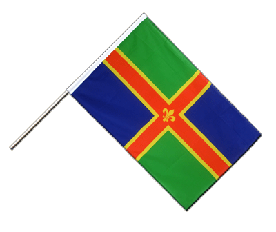 Lincolnshire - Hand Waving Flag ECO 2x3 ft
