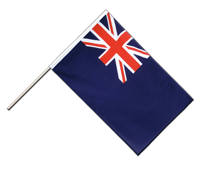 United Kingdom Naval Blue Ensign 1659 - Hand Waving Flag ECO 2x3 ft