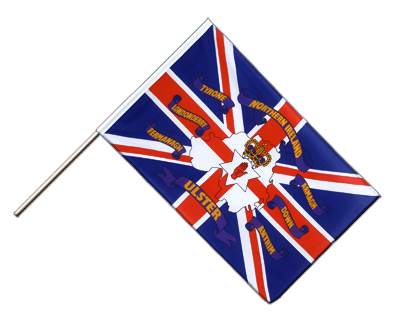 United Kingdom Northern Ireland 6 provinces - Hand Waving Flag ECO 2x3 ft