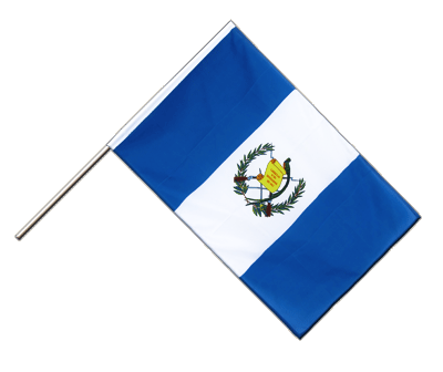 Guatemala - Drapeau sur hampe ECO 60 x 90 cm