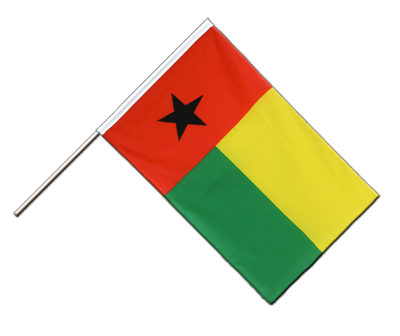 Guinée-Bissau - Drapeau sur hampe ECO 60 x 90 cm