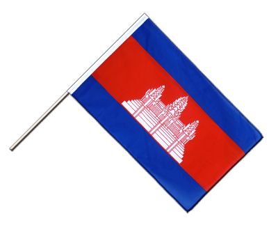 Cambodge - Drapeau sur hampe ECO 60 x 90 cm