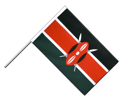 Kenya - Hand Waving Flag ECO 2x3 ft