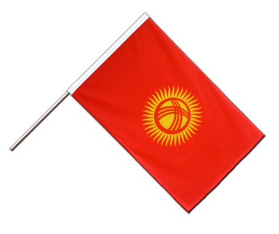 Kirgisistan Stockflagge ECO 60 x 90 cm