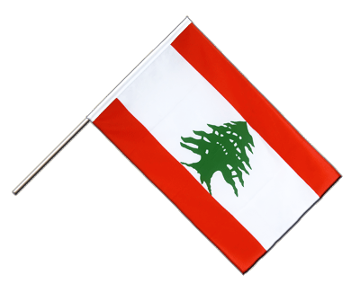 Lebanon - Hand Waving Flag ECO 2x3 ft