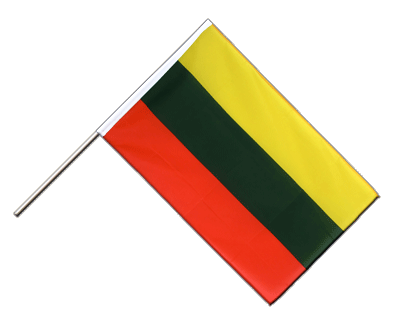 Lituanie - Drapeau sur hampe ECO 60 x 90 cm