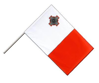 Hand Waving Flag ECO Malta - 2x3 ft