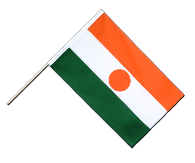 Hand Waving Flag ECO Niger - 2x3 ft