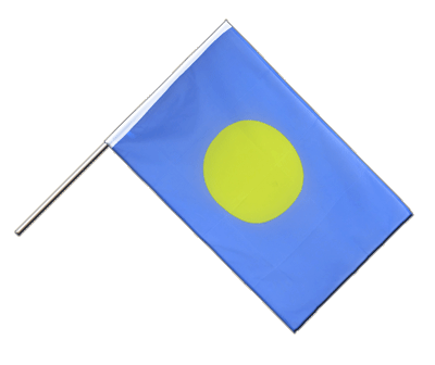 Palau - Hand Waving Flag ECO 2x3 ft