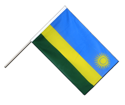 Rwanda - Hand Waving Flag ECO 2x3 ft
