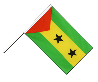 Sao Tome and Principe - Hand Waving Flag ECO 2x3 ft