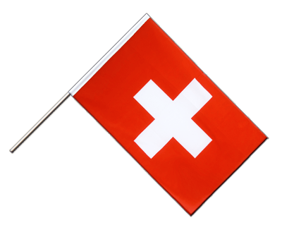 Schweiz Stockflagge ECO 60 x 90 cm