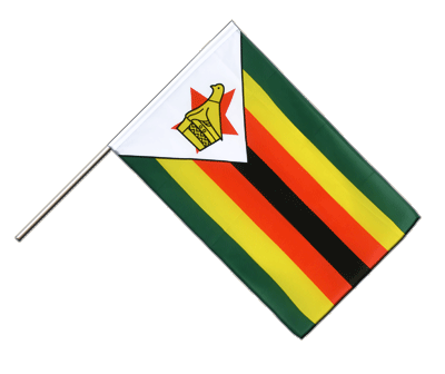 Drapeau Zimbabwe sur hampe ECO 60 x 90 cm