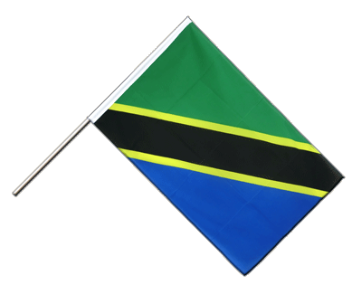Tanzanie - Drapeau sur hampe ECO 60 x 90 cm