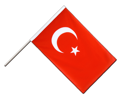 Drapeau Turquie sur hampe ECO 60 x 90 cm
