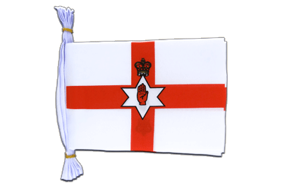 Northern Ireland - Flag Bunting 6x9", 3 m
