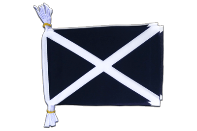 Schottland navy Fahnenkette 15 x 22 cm, 3 m