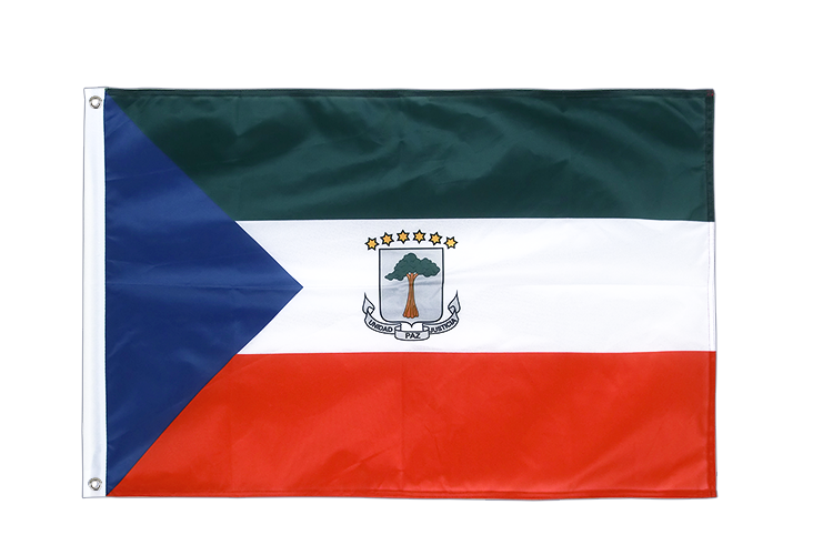 Äquatorial Guinea - Hissfahne VA Ösen 60 x 90 cm
