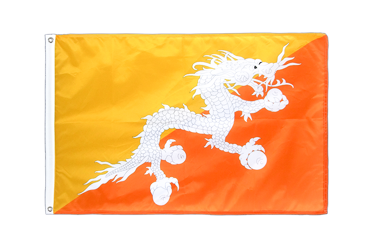 Bhutan Hissfahne VA Ösen 60 x 90 cm