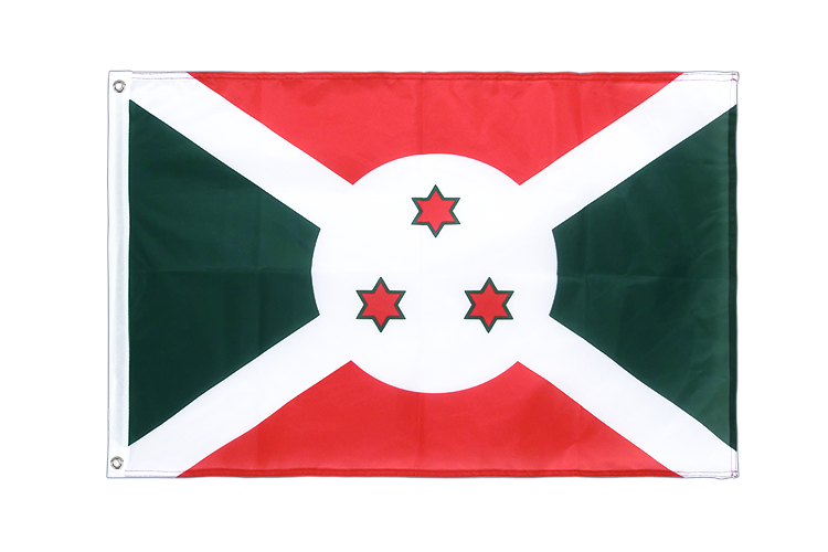 Burundi Hissfahne VA Ösen 60 x 90 cm