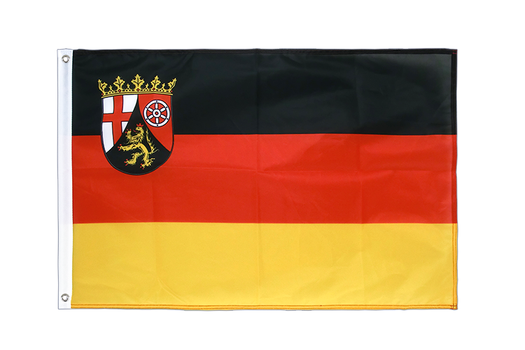 Rheinland Pfalz - Hissfahne VA Ösen 60 x 90 cm