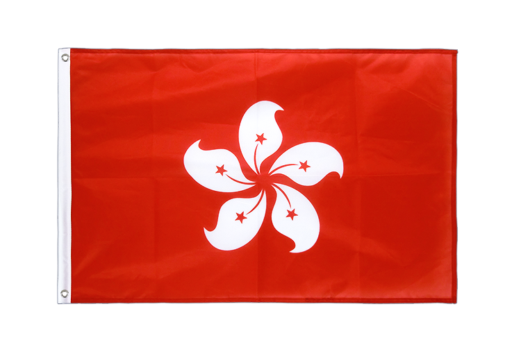 Hong Kong Hissfahne VA Ösen 60 x 90 cm