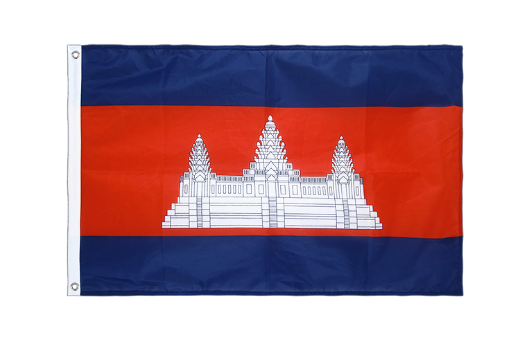 Kambodscha - Hissfahne VA Ösen 60 x 90 cm