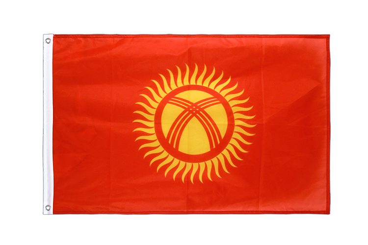 Kirgisistan Hissfahne VA Ösen 60 x 90 cm