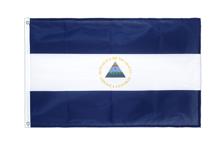 Nicaragua - Hissfahne VA Ösen 60 x 90 cm