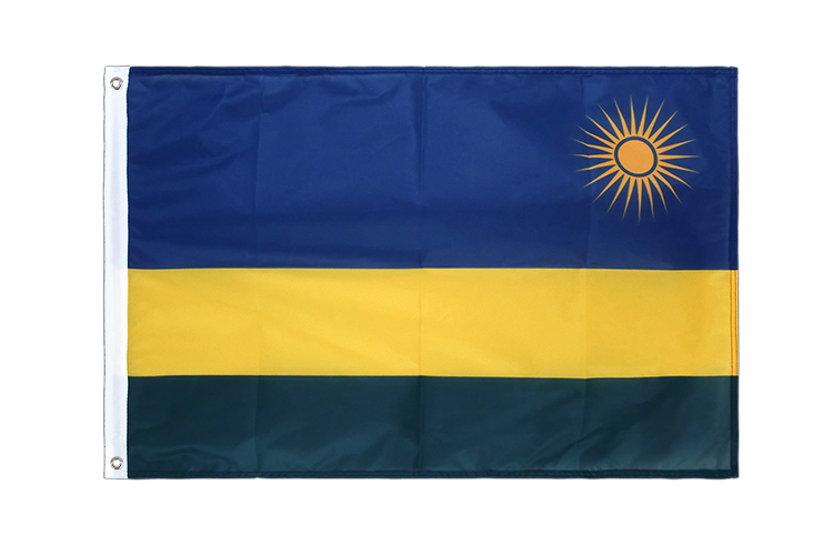 Ruanda - Hissfahne VA Ösen 60 x 90 cm