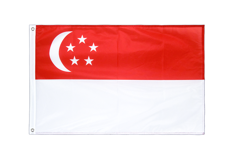 Singapur - Hissfahne VA Ösen 60 x 90 cm