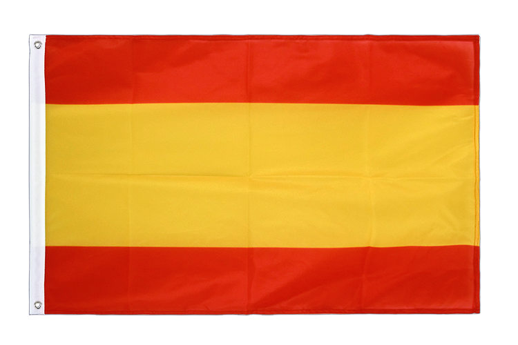 Spanien ohne Wappen - Hissfahne VA Ösen 60 x 90 cm