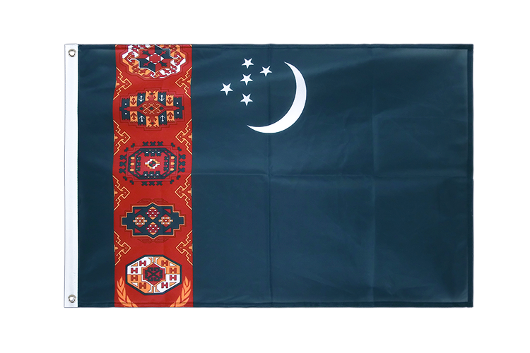 Turkmenistan Hissfahne VA Ösen 60 x 90 cm