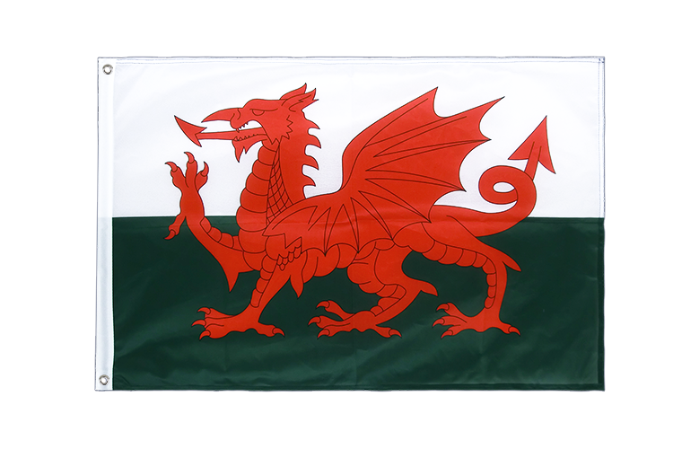 Wales Hissfahne VA Ösen 60 x 90 cm