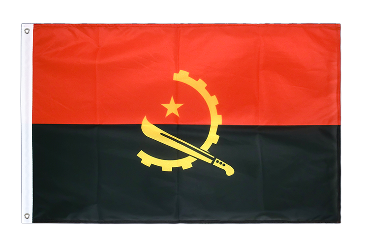 Angola - Hissfahne VA Ösen 60 x 90 cm