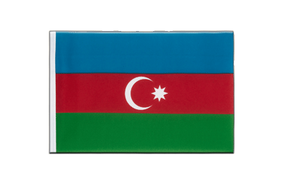 Aserbaidschan - Minifahne 15 x 22 cm