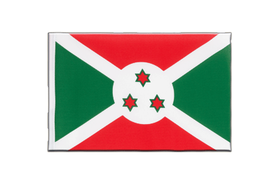 Burundi Minifahne 15 x 22 cm
