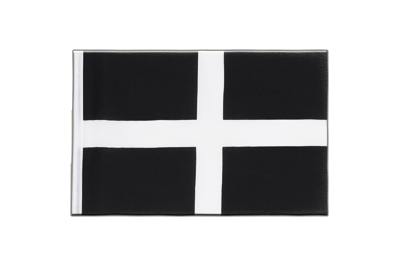 St. Piran Cornwall - Minifahne 15 x 22 cm