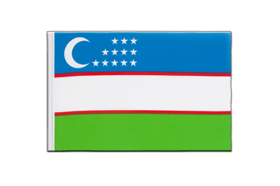 Usbekistan Minifahne 15 x 22 cm