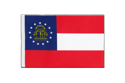 Georgia - Satin Flagge 15 x 22 cm