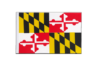 Maryland - Satin Flagge 15 x 22 cm