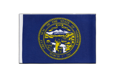 Nebraska - Satin Flagge 15 x 22 cm