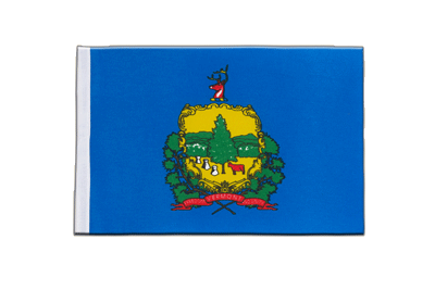 Vermont - Drapeau en satin 15 x 22 cm