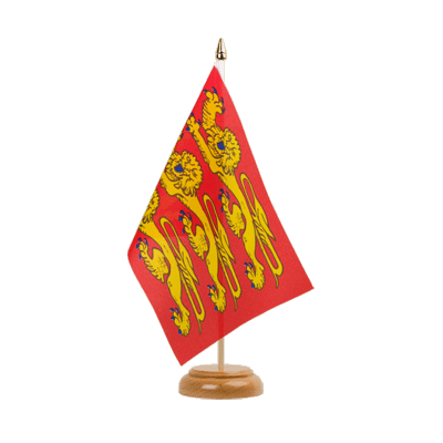 Upper Normandy - Table Flag 6x9", wooden