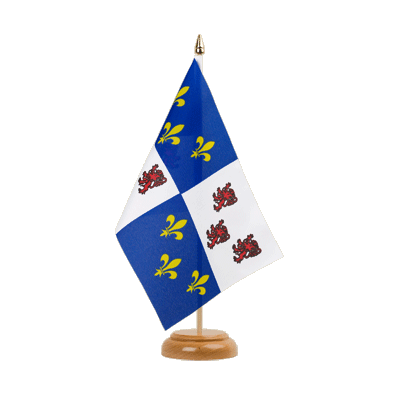 Picardie - Table Flag 6x9", wooden