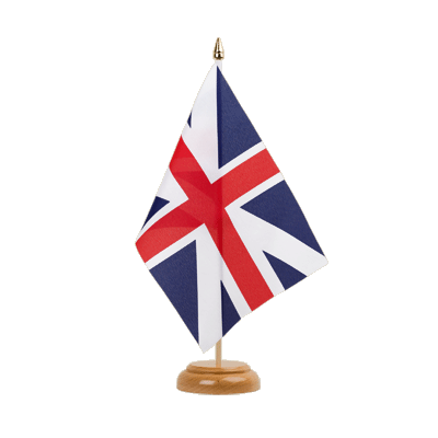 Great Britain Kings Colors 1606 - Table Flag 6x9", wooden