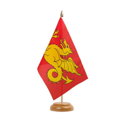 Wessex 519-927 Table Flag 6x9", wooden