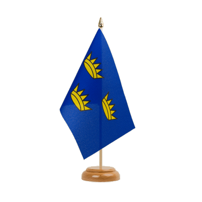 Munster - Table Flag 6x9", wooden